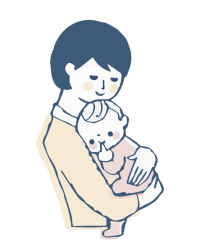 illustration-frau-mit-baby-auf-dem-arm